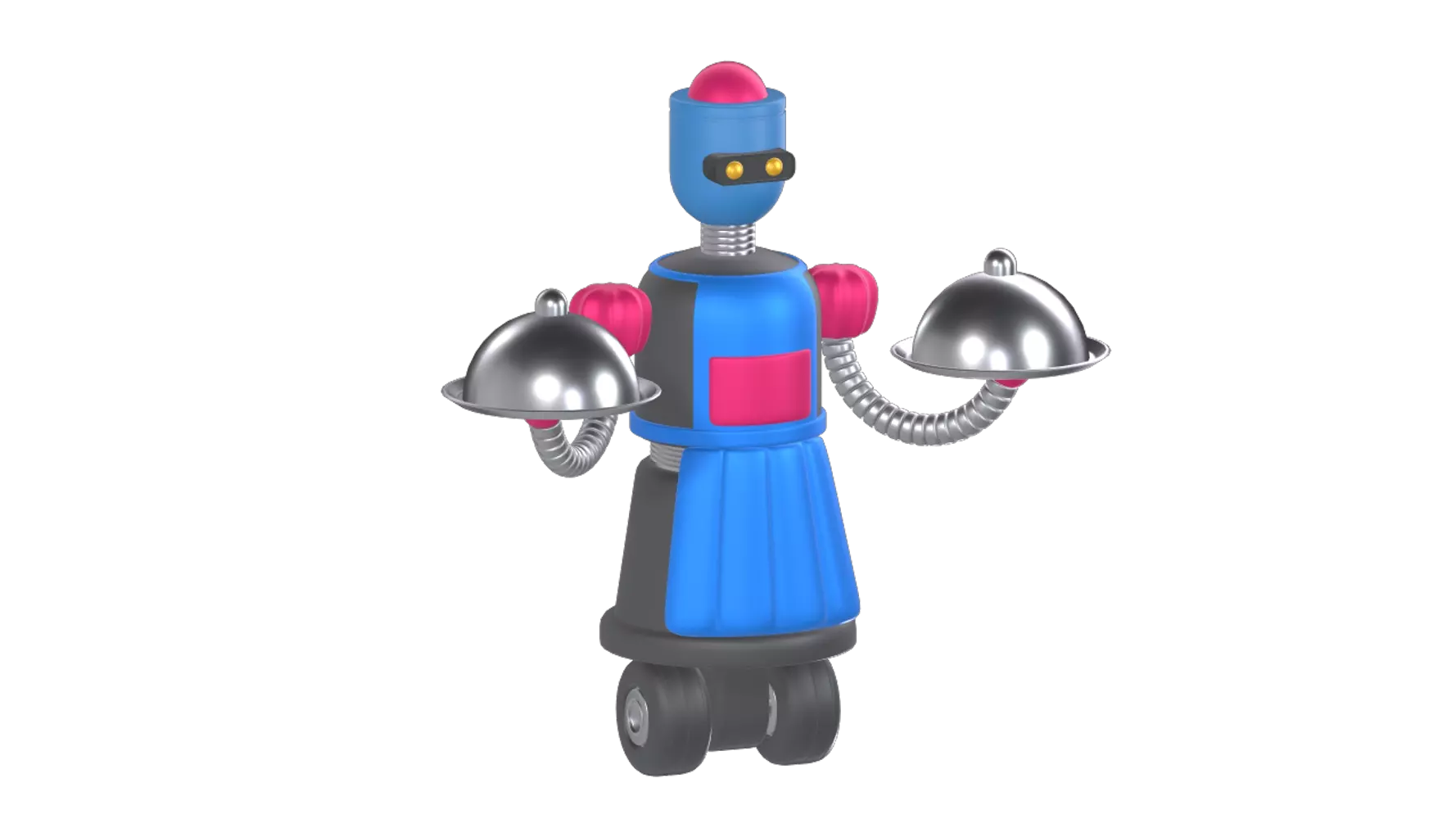 Robot Waitress 3d model--1a4ac1a9-c20e-47c3-9b16-aee86265f2d5