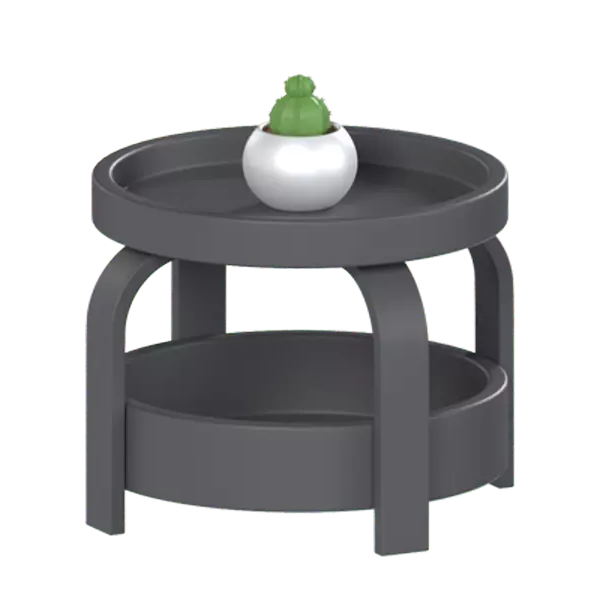 Side Table 3D Graphic