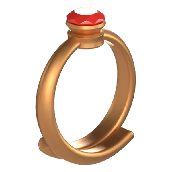 Ring Frau 3D Graphic