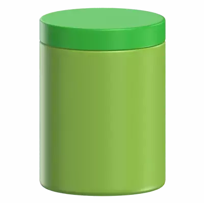 Plastic Jar 3D Graphic