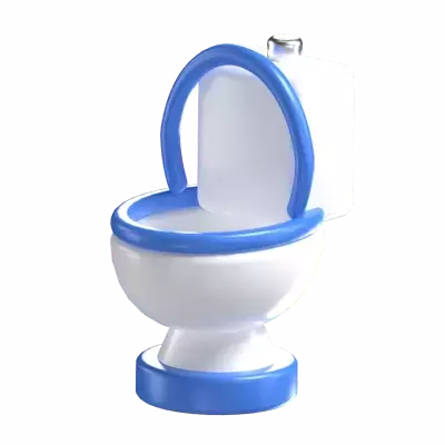 Toilet 3D Graphic