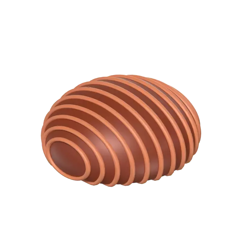 Small Chocolate Dessert 3D Model 3D Graphic