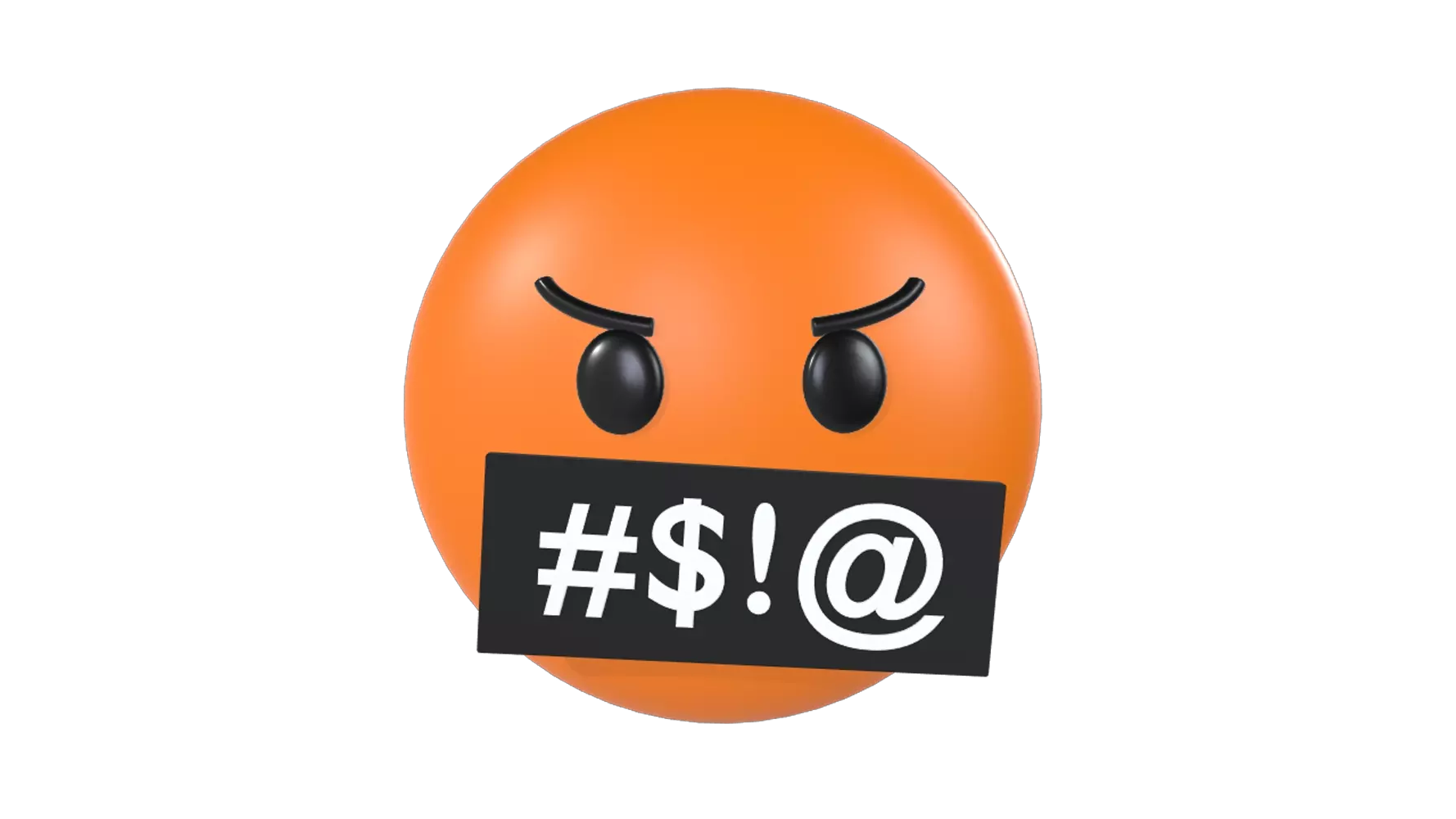 Symbols On Mouth Emoji 3d model--6a454ff3-16f5-4685-88c4-bc71879249ca