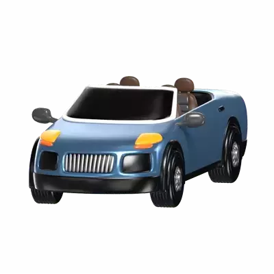 3d cabrio auto modell open top automotive eleganz 3D Graphic