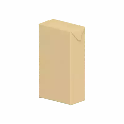 3D Juice Cardboard Packaging 2000ml