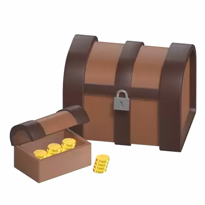 Treasure Box 3D Graphic