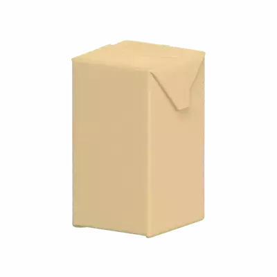 3D Juice Cardboard Packaging 500ml 3D Graphic