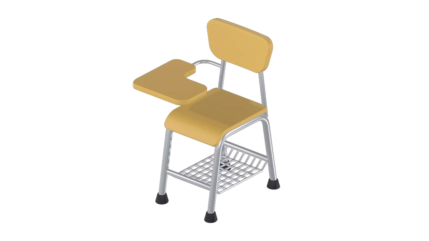 School Chair 3D Graphic