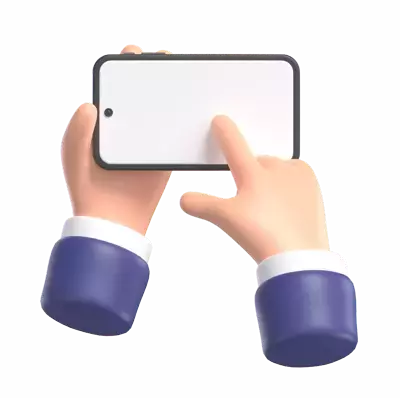 Finger Tapping On Landscape Phone Screen 3d model--e16a9df1-d876-49c6-8f41-e2fc12ffe469