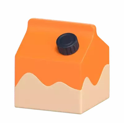 Milk Pack 3D Graphic