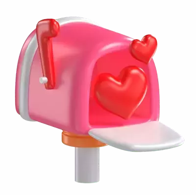 Wedding Mailbox 3D Graphic