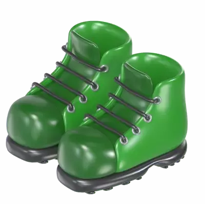 Hiking Boots 3D Graphic