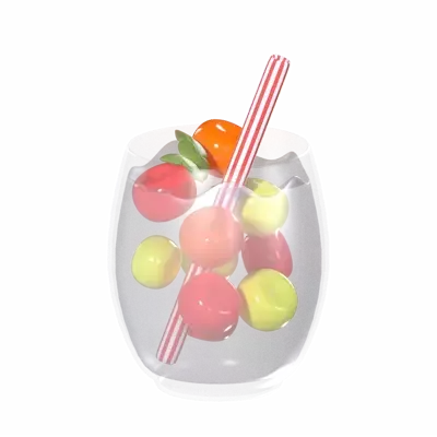 Fruits Soda 3D Graphic
