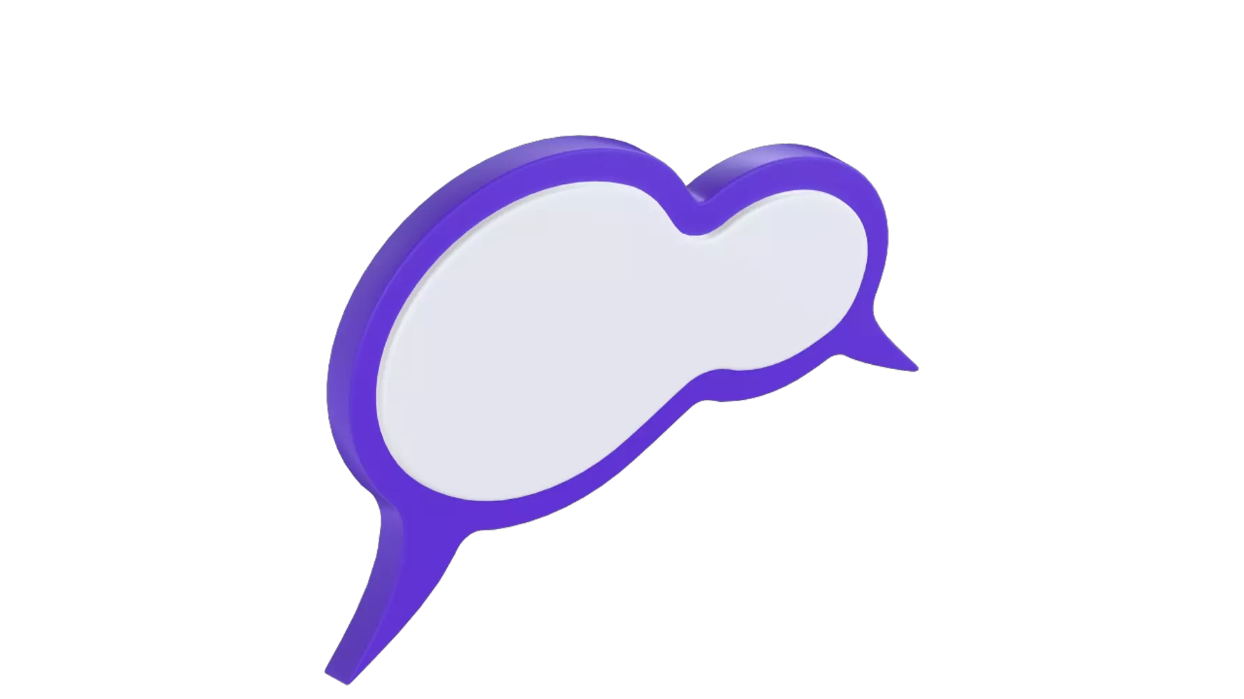 Chat Bubble 3D Graphic