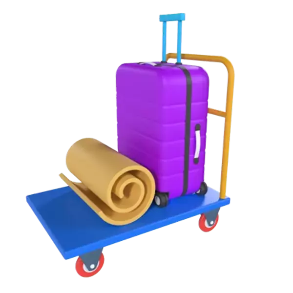 Luggage Chart 3D Graphic