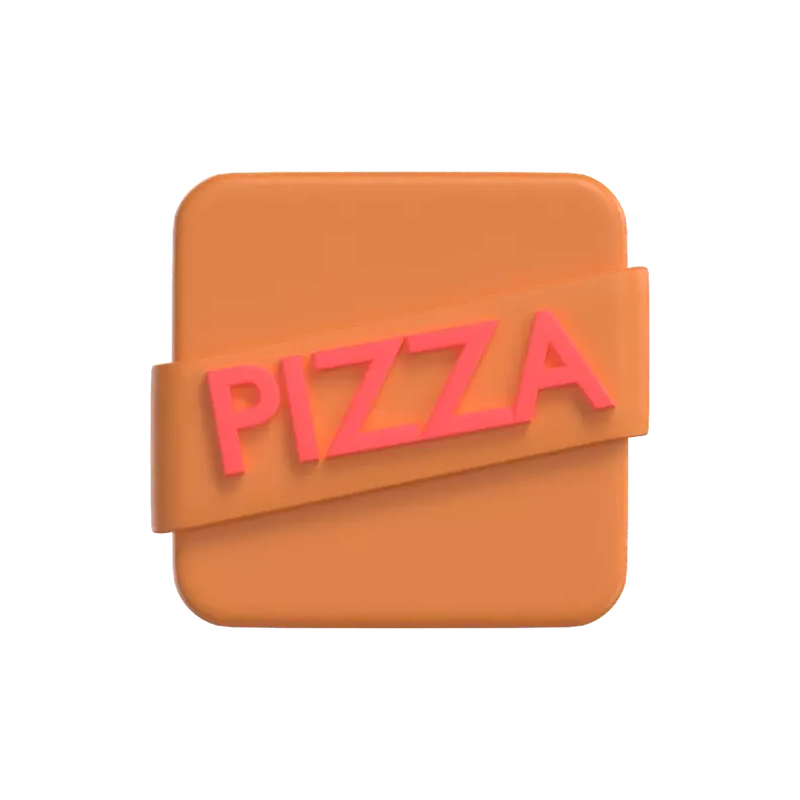 Pizzakarton 3D Graphic