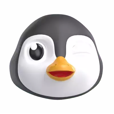 Penguin 3D Graphic