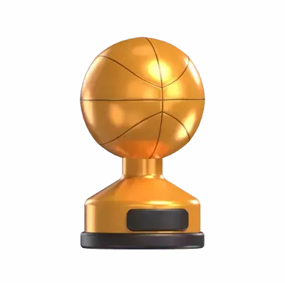 Trofeo de baloncesto 3D Graphic