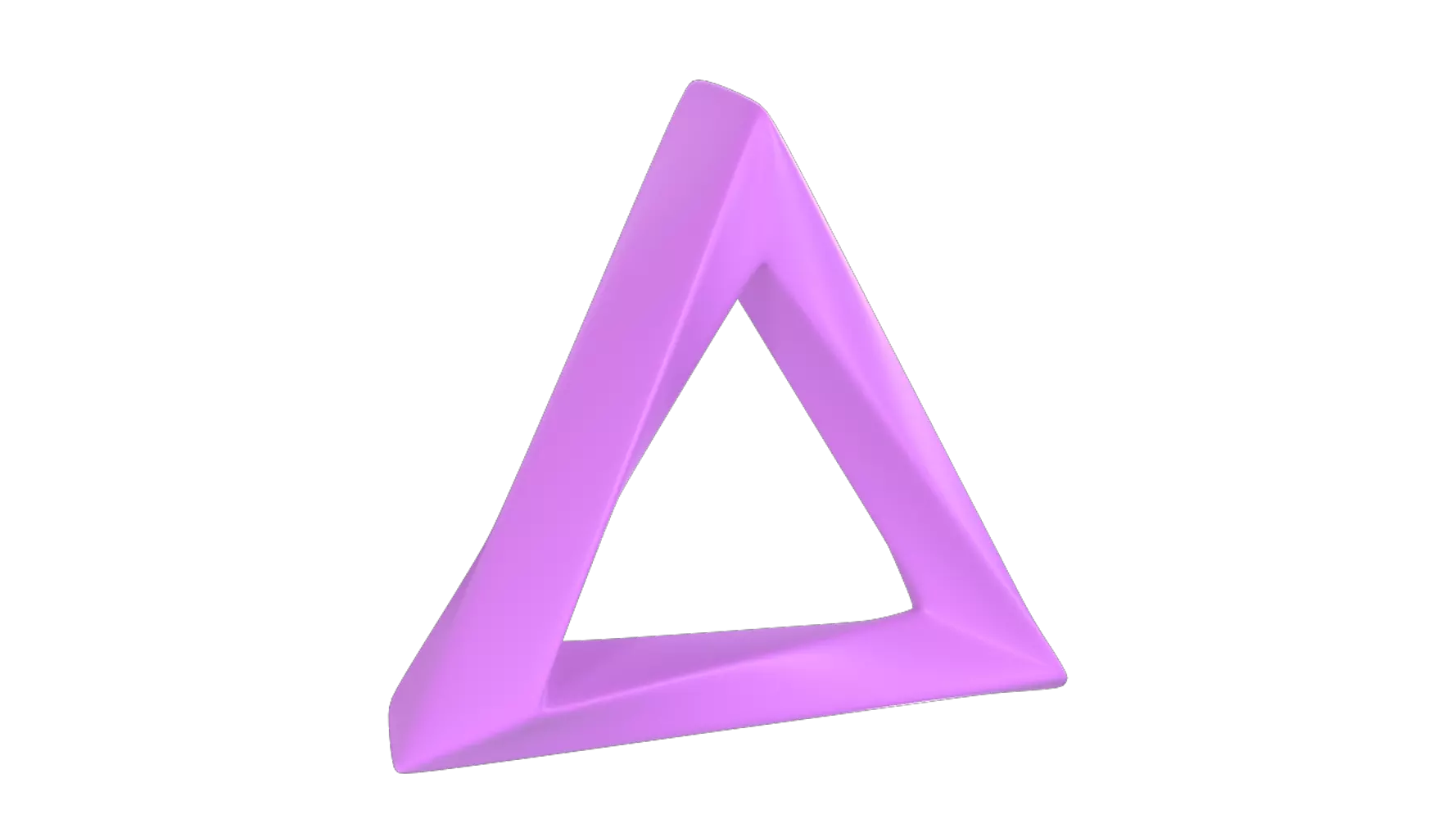 Abstract Triangle 3D Graphic