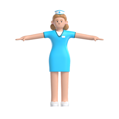 Nurse 3D Graphic