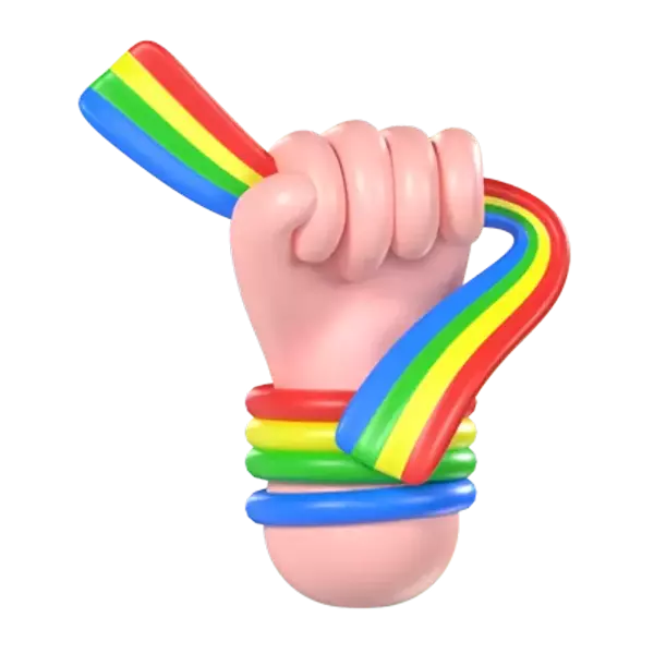 Equality Fist 3D Graphic