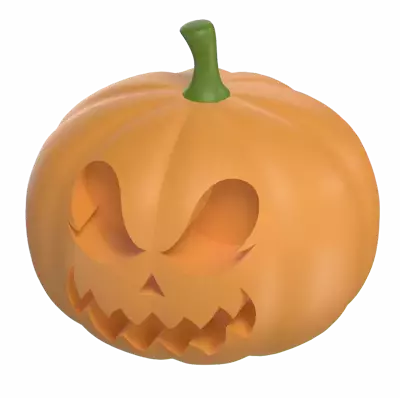 Pumpkin 3D Graphic