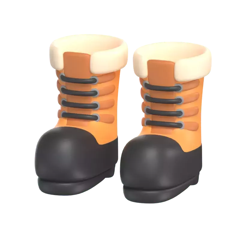 Winter Boots 3D Graphic