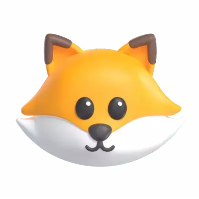 Fox 3D Graphic