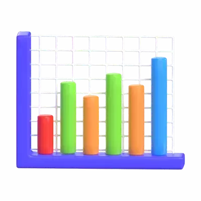 gráfico de barras 3D Graphic