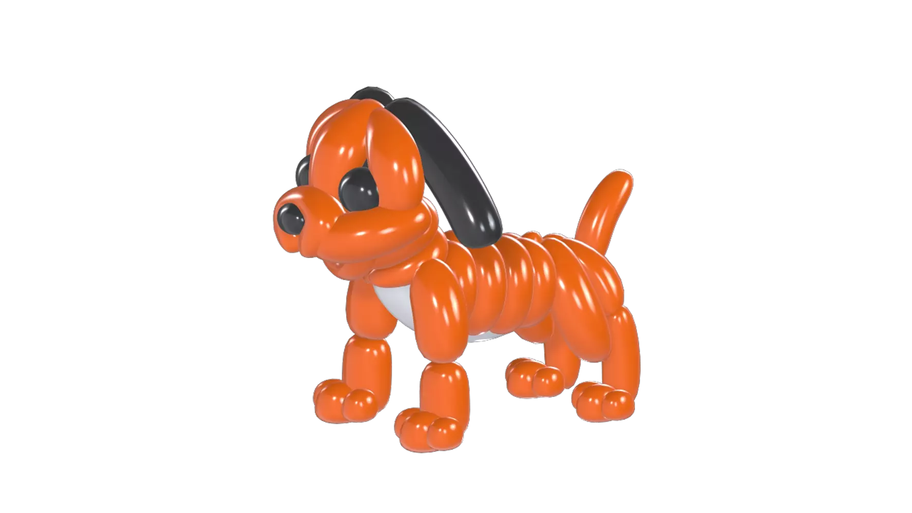 Dog Balloon 3D Graphic