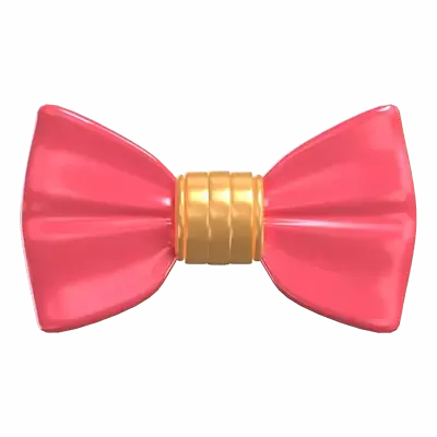 3D Bow Tie Model Elegance In Knots 3D Graphic