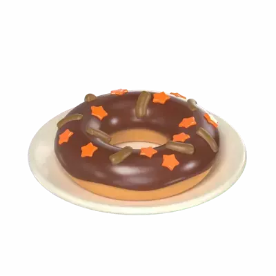 Donut 3D Graphic