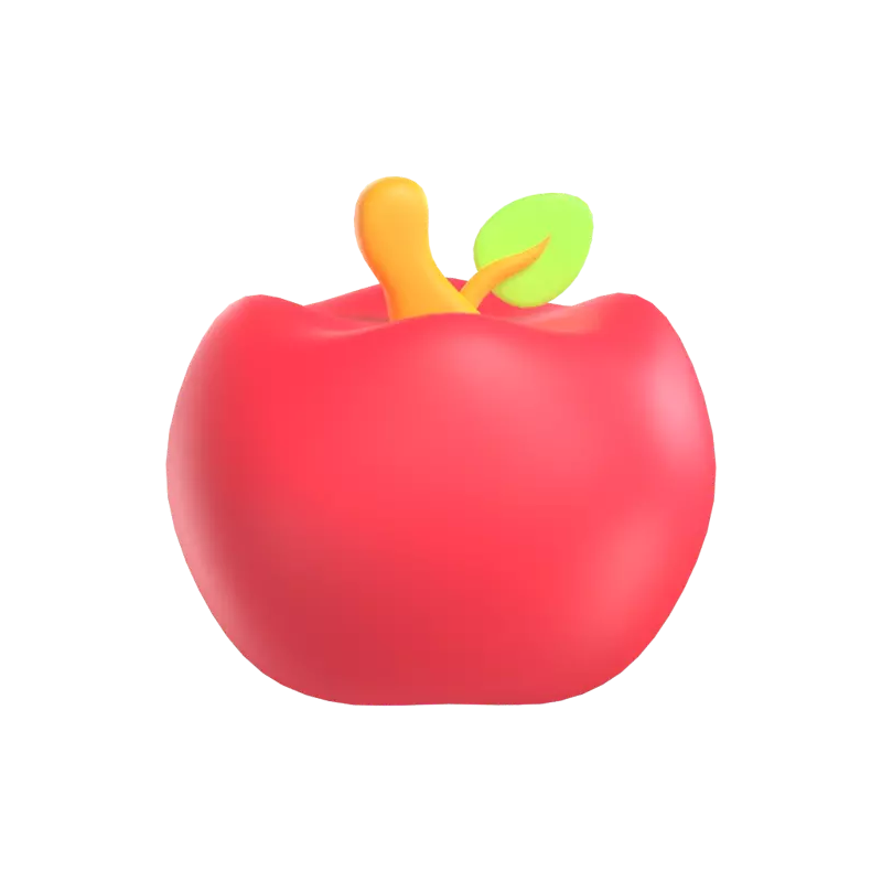 Apple 3D Graphic