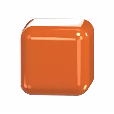 Beveled Cube  3D Graphic