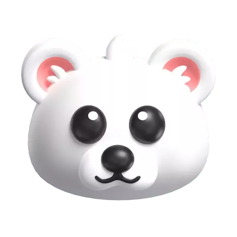 Polar Bear 3D Graphic
