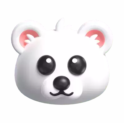 Polar Bear 3D Graphic