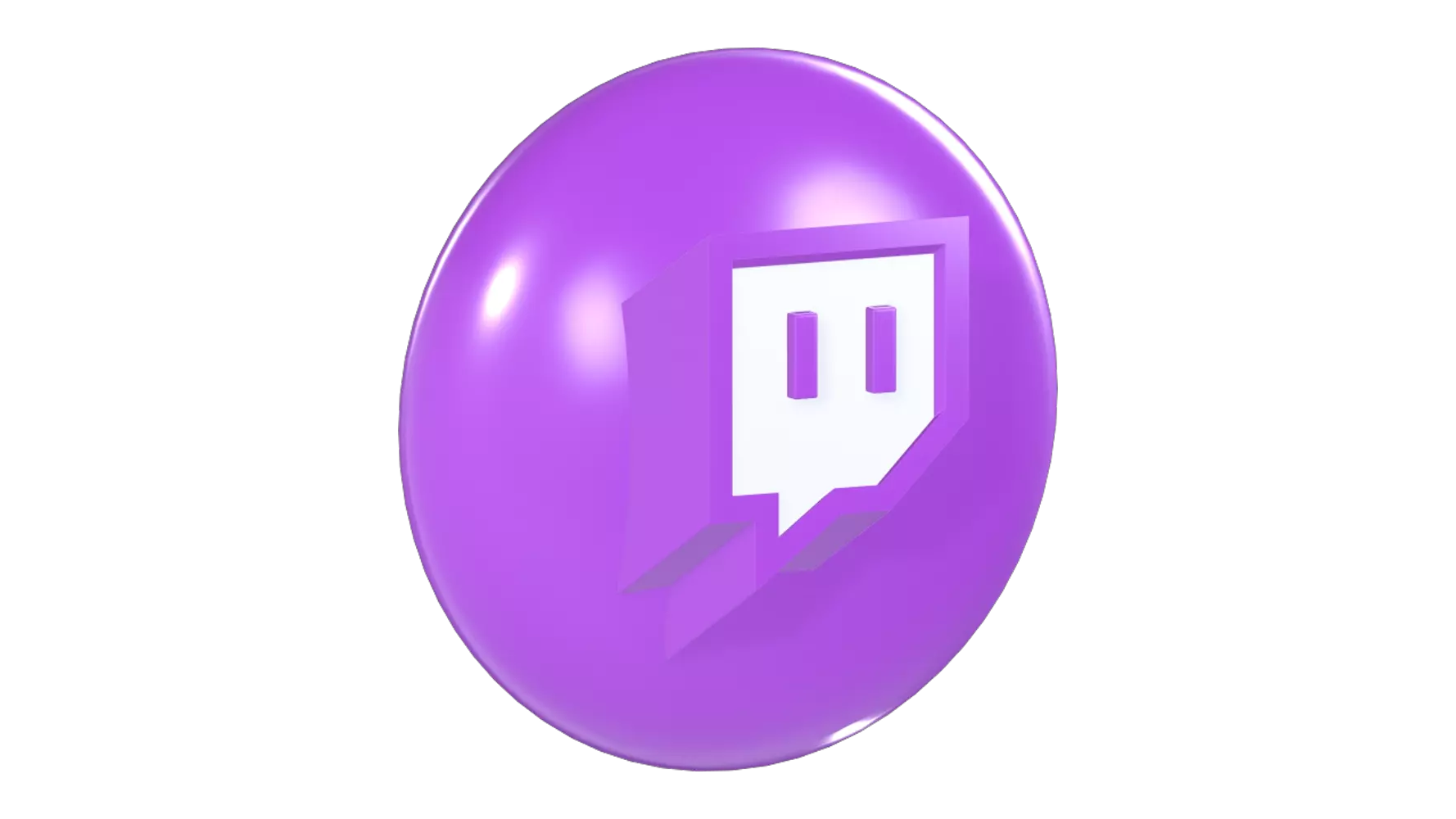 Twitch 3D Graphic