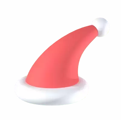Santa Claus Hat 3D Graphic