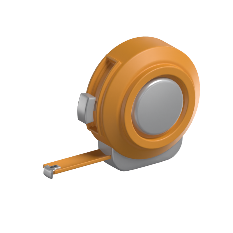 3D Measuring Tape Icon 3D Graphic