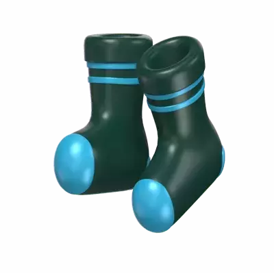 A Pair Of Socks 3D Icon Model 3D Graphic