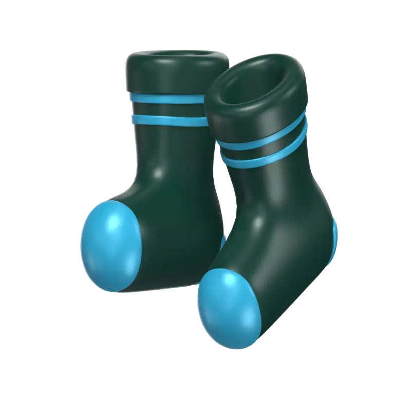 A Pair Of Socks 3D Icon Model 3D Graphic