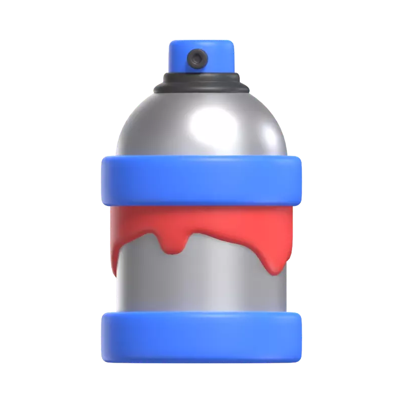 Spray Can 3D Graphic