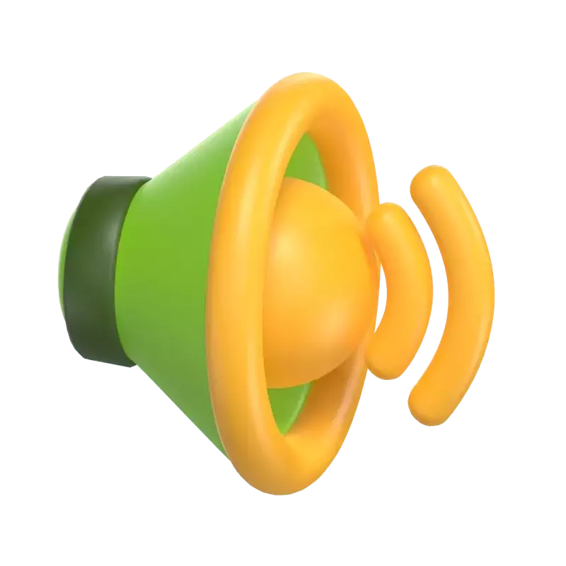 Speaker 3D Graphic