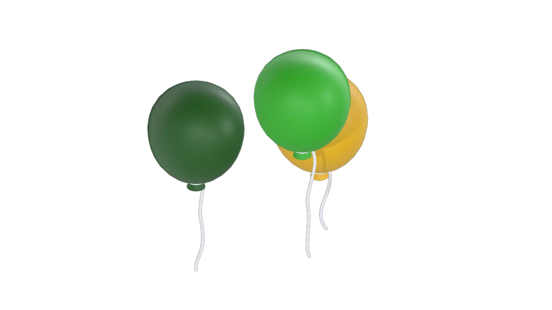 Balloons 3D Graphic