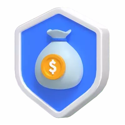 Money Security 3D Graphic