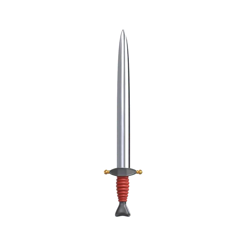 Spanish Sword Weapon 3D Icon Model 3D Graphic