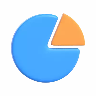 Pie Chart  3D Graphic