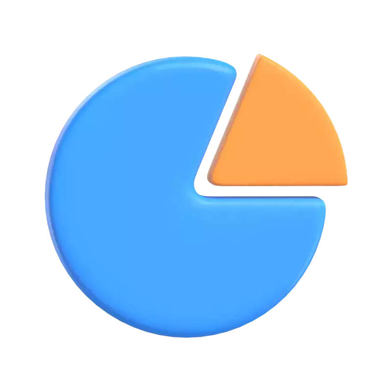 Kreisdiagramm 3D Graphic