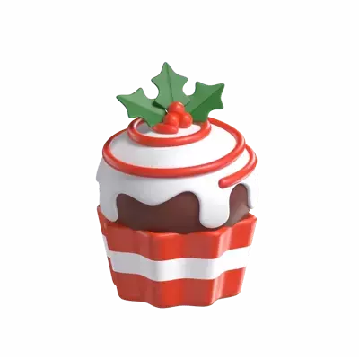 Muffin 3D Graphic