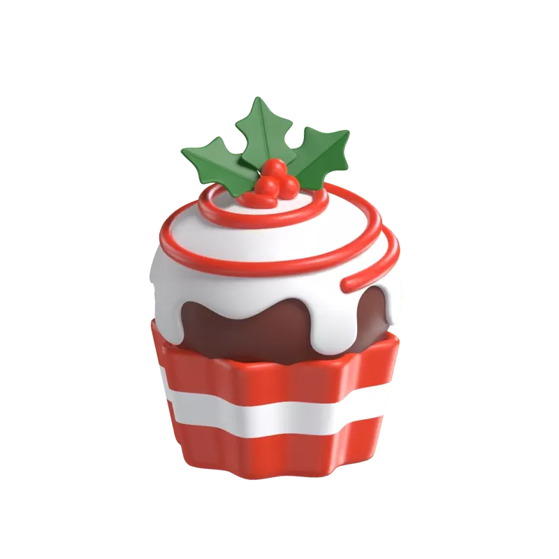 Muffin 3D Graphic